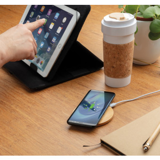 Bambusová bezdrátová nabíječka 5W