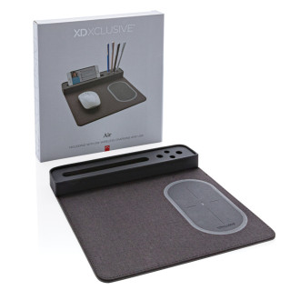 Air podložka pod myš s bezdrátovým nabíjením a USB
