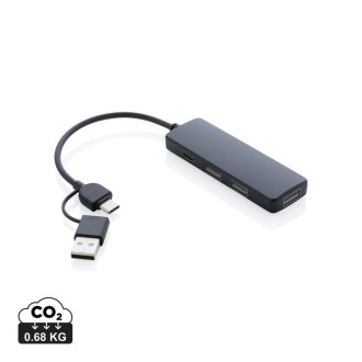 USB hub z RCS recyklovaného plastu