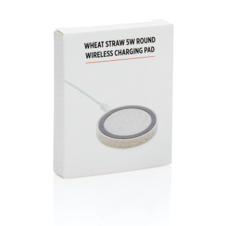 Bezdrátová nabíječka 5W z pšeničné slámy