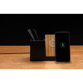 Bambusová bezdrátová nabíječka Ontario 10W a RCS rABS