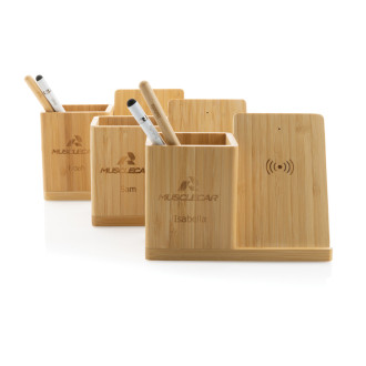 Bambusová bezdrátová nabíječka Calgary 10W