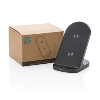 Bezdrátově nabíjecí stojánek 15W z RCS recyklovaného plastu