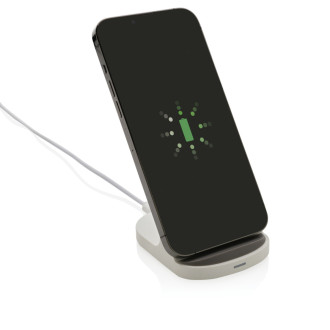 Bezdrátově nabíjecí stojánek 15W z RCS recyklovaného plastu