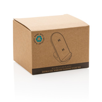 Bezdrátově nabíjecí stojánek 15W z RCS recyklovaného plastu