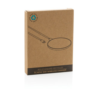 Bezdrátová nabíječka 10W z RCS recyklovaného plastu
