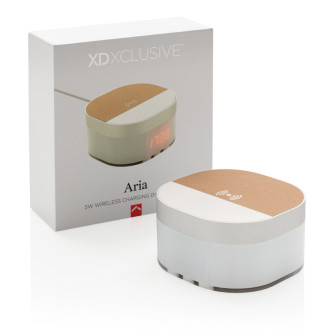 Bezdrátově nabíjecí digitální hodiny Aria 5W