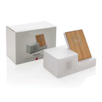 Bezdrátově nabíjecí stojánek s reproduktorem Ontario 5W