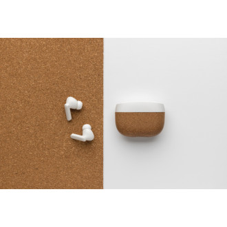 TWS sluchátka Oregon z RCS recykl. plastu a korku