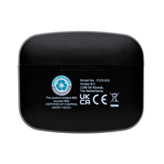 Swiss Peak TWS sluchátka s ANC z RCS recyklovaného plastu