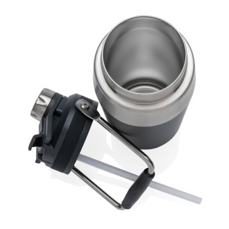 Nerezová termo láhev s duálním uzávěrem 500ml