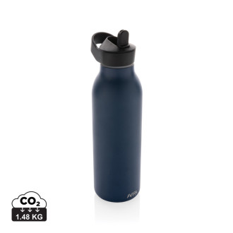 Flip-top lahev na vodu Avira Ara 500ml z RCS recykl. oceli