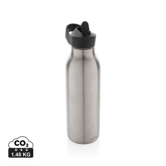 Flip-top lahev na vodu Avira Ara 500ml z RCS recykl. oceli