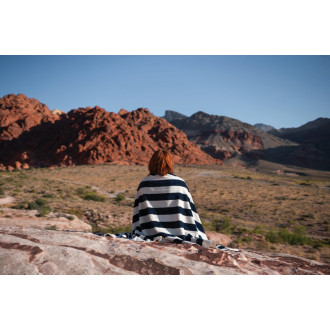 Plážová osuška XL Ukiyo Yukari z recykl. bavlny AWARE™