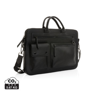 Taška na 14" notebook Swiss Peak z GRS recykl. PU