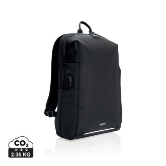 RFID USB A  batoh na 15.6" notebook Swiss Peak z RPET AWARE™