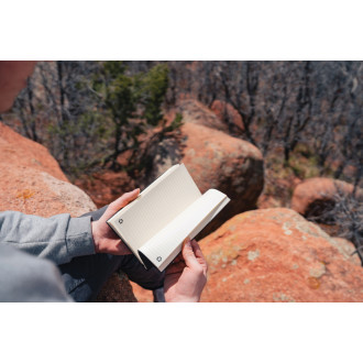 Poznámkový blok A5 s měkkou vazbou z recyklované kůže