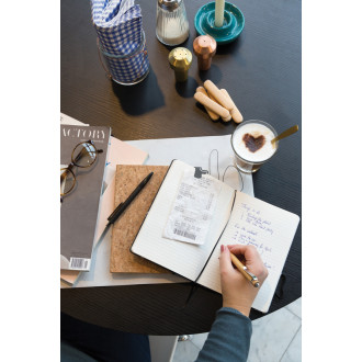 Poznámkový blok A5 s bambusovým perem se stylusem