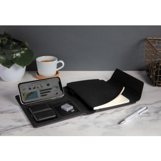 Portfolio A5 s bezdrátovým nabíjením a powerbankou Fiko