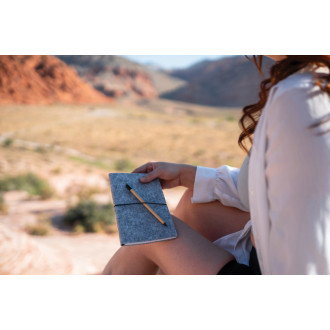 Zápisník A5 s měkkou vazbou z GRS recyklované plsti