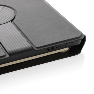 Zápisník s bezdrátovou nabíječkou 2v1 Swiss Peak z RCS PU