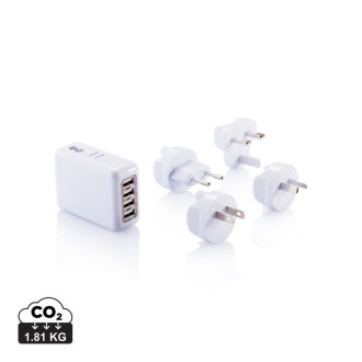 Cestovní zástrčka se 4 USB porty
