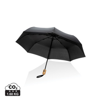21" bambus auto-open/close deštník Impact ze 190T RPET AWARE