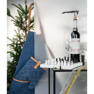 Dřevěná sada stolních her 3 v 1 v krabičce