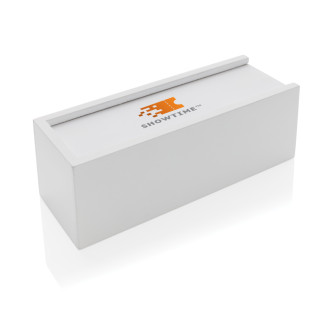 Skládací věž z dřevěných kvádrů v krabičce