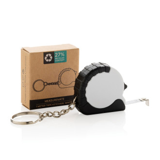 Klíčenka s 1m metrem MeasureMate z RCS recykl. ABS