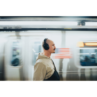 Opravitelná bezdrátová sluchátka Irvine z RCS recykl. plastu