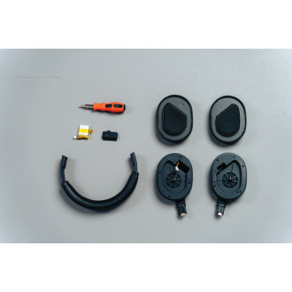 Opravitelná bezdrátová sluchátka Irvine z RCS recykl. plastu