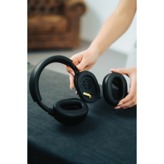 Opravitelná bezdrátová sluchátka Irvine z RCS recykl. plastu