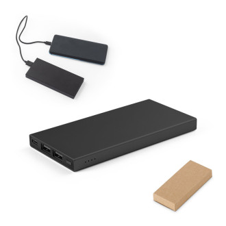 DOROTHY. Powerbanka s kapacitou 5 000 mAh vyrobená ze 100% recyklovaného hliníku