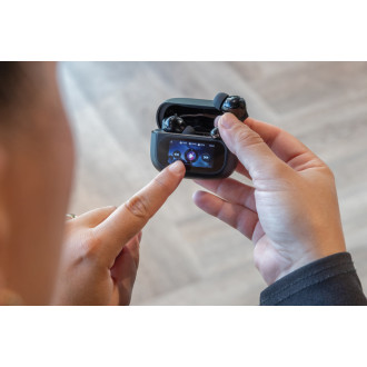 Sluchátka Airtune RCS z recykl. plastu ANC s displejem