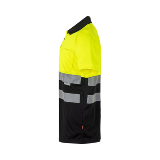 VL CUPID. Dvoubarevná polokošile z ptačí perspektivy (160 g/m²) s krátkým rukávem z polyesteru (100 %)