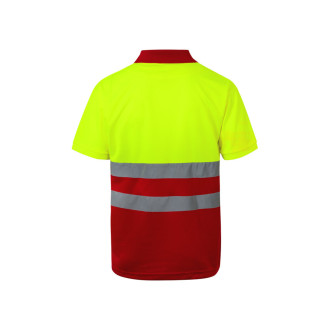 VL CUPID LARGE. Dvoubarevná polokošile z ptačí perspektivy (160 g/m²) s krátkým rukávem z polyesteru (100 %)