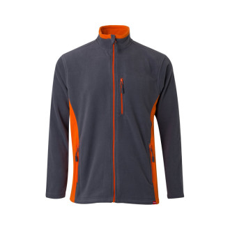 VL GERAS. Dvoubarevná fleecová bunda (220 g/m²) z polyesteru (100 %)