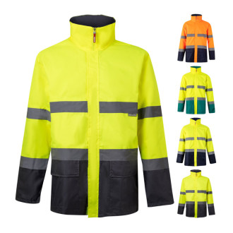 VL THEMIS. Dvoubarevná parka (190 g/m²), z polyesteru (100 %), s PU zátěrem