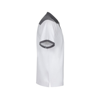 VL VELES. Dvoubarevná strečová piké polokošile (200 g/m²) s krátkým rukávem z polyesteru (96 %) a elastanu (4 %)