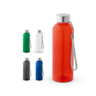 ENDERS M. 100% rPET láhev s lesklým průsvitným povrchem 600 ml