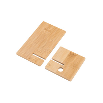 GALEN. Bambusový držák na mobilní telefon, odnímatelný na dvě části