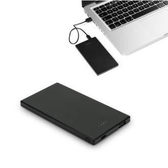DENNING. Tenká powerbanka z nerezové oceli s kapacitou 5 000 mAh