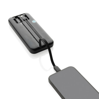 Powerbanka Turbopack 10000mAh s integr. kabely z RCS plastu