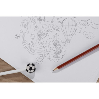 PENCIL s gumkou FUNNI MIX - Balón