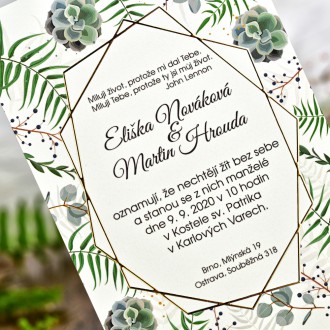 Svatební oznámení FO1205