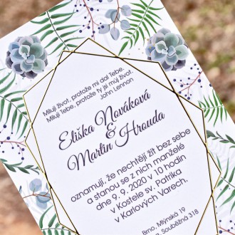 Svatební oznámení FO1205