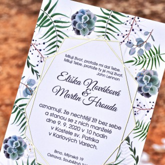 Svatební oznámení FO1205