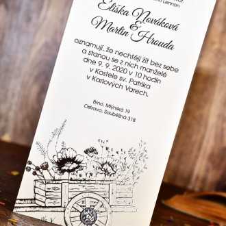 Svatební oznámení FO1206