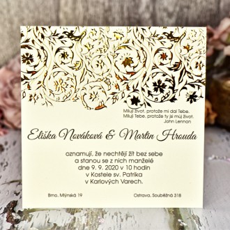 Svatební oznámení FO1207
